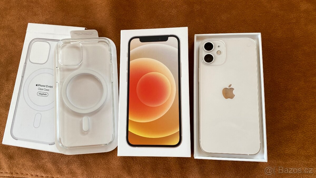 iPhone 12mini 64GB bily, top stav