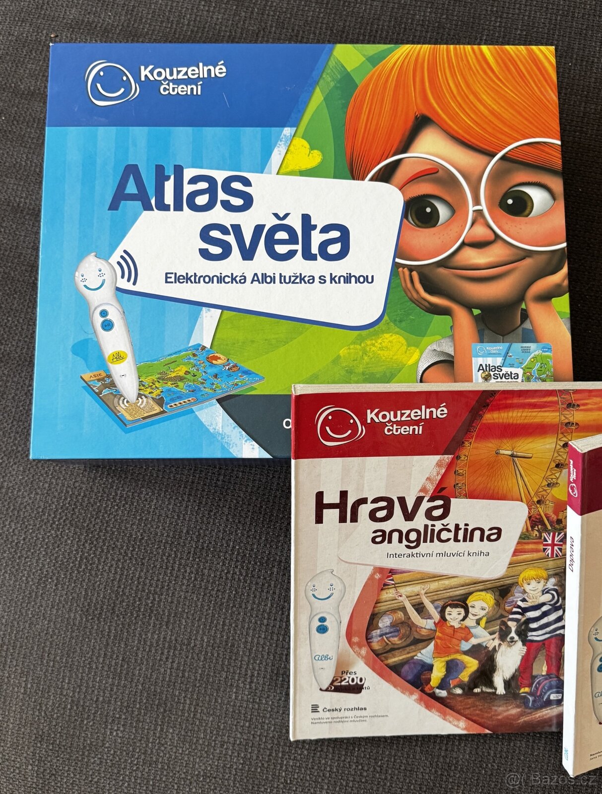 Chytré pero Albi + knihy