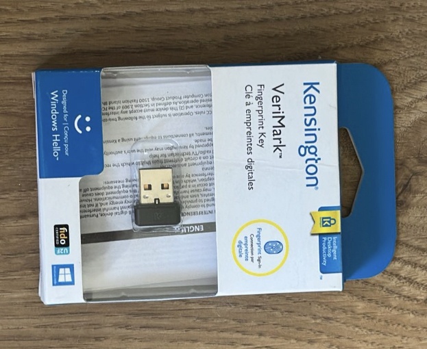Kensington VeriMark™ IT Fingerprint Key pro Windows