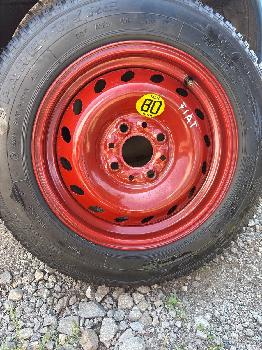 Dojezdové kolo FIAT Panda, Punto, Fiat 500