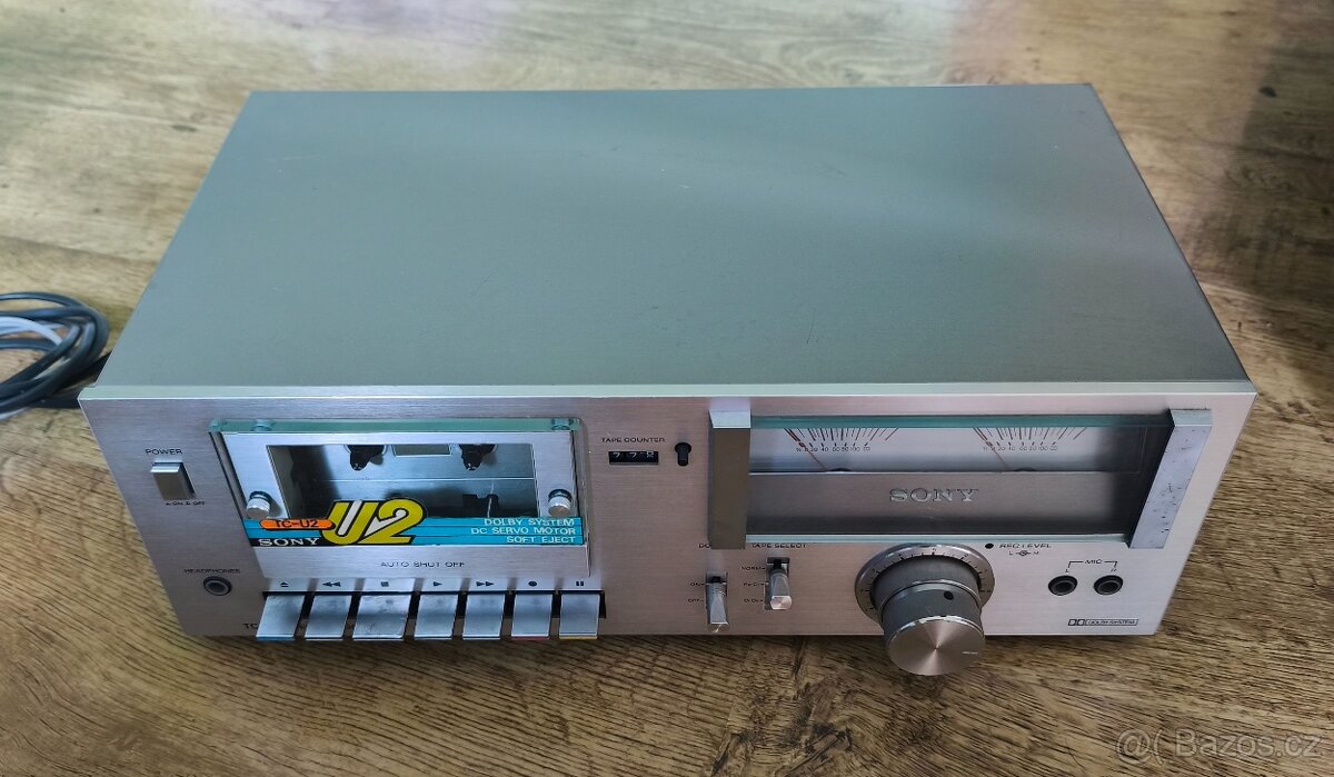 Velmi pěkný vintage tape deck Sony Tc U2(1978), čti popis.