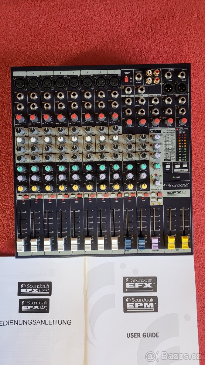 Prodam Soundcraft EFX8 mixážní pult