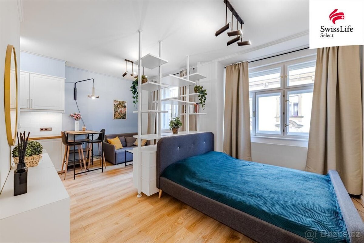 Prodej bytu 1+kk 34 m2 Na Zámyšli, Praha