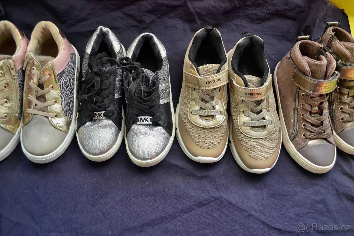 dívčí boty  Geox,Mich.Kors..v.32,33,34