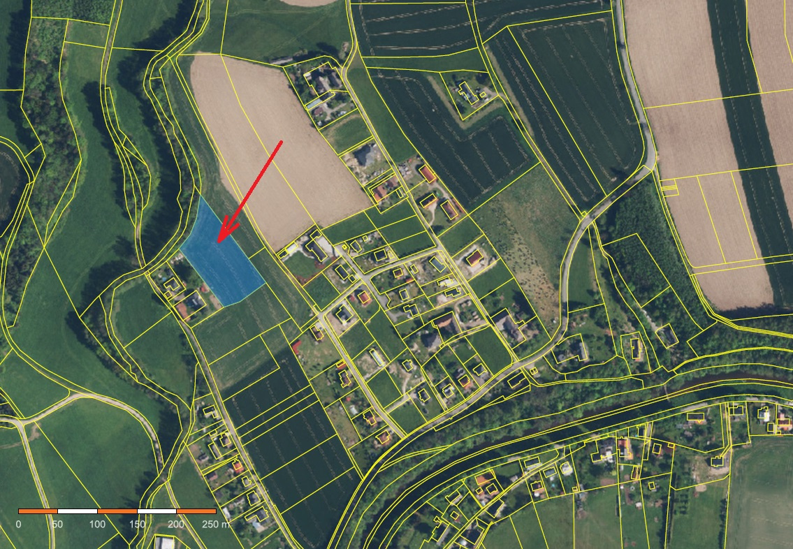 Prodej pozemku k bydlení Helvíkovice - Žamberk