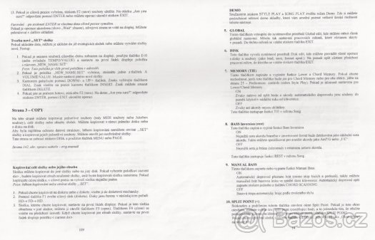 CZ manuál Korg a Yamaha