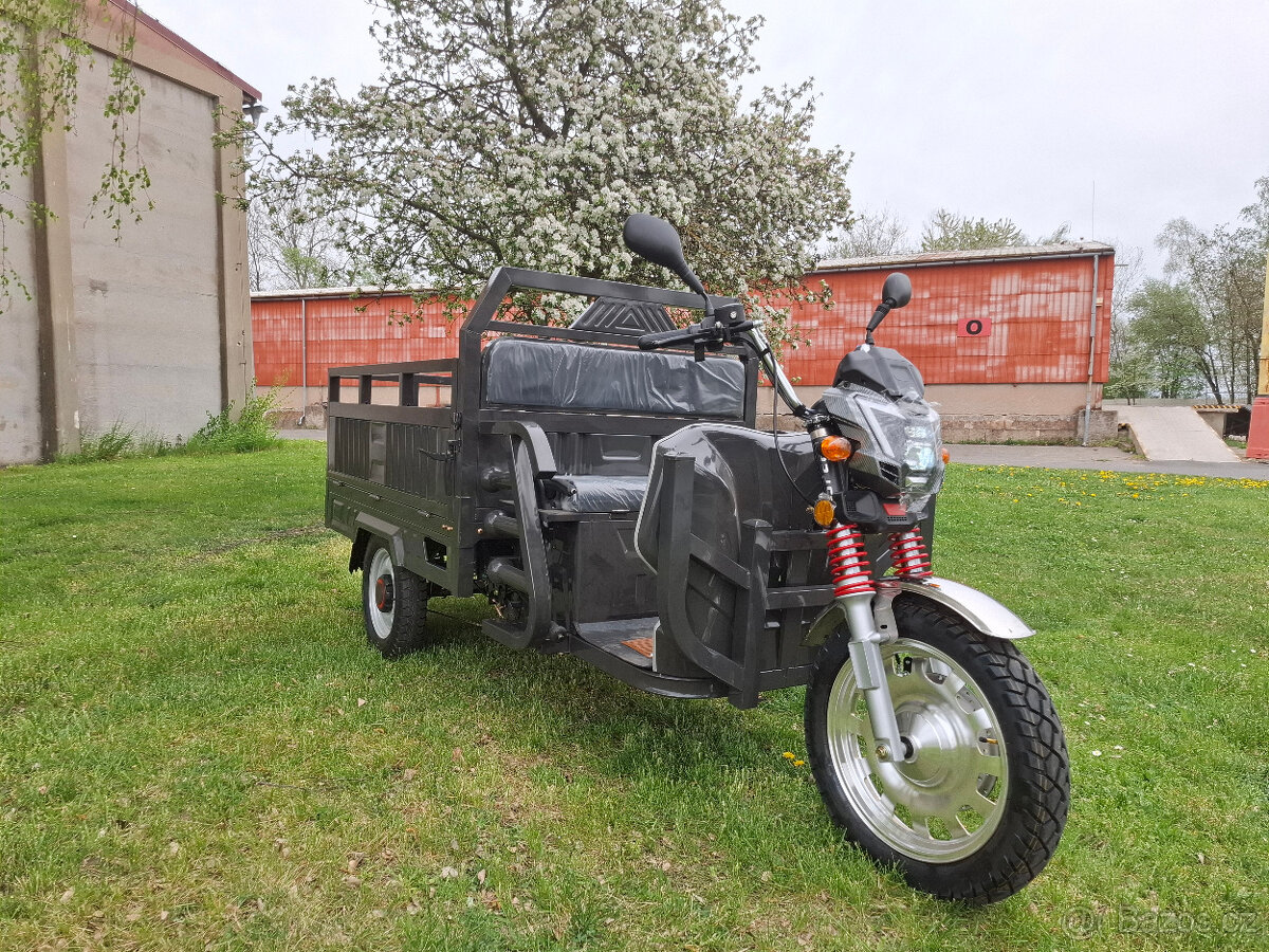 pracovní elektrická Tříkolka Zethos T-08 1500W na SPZ