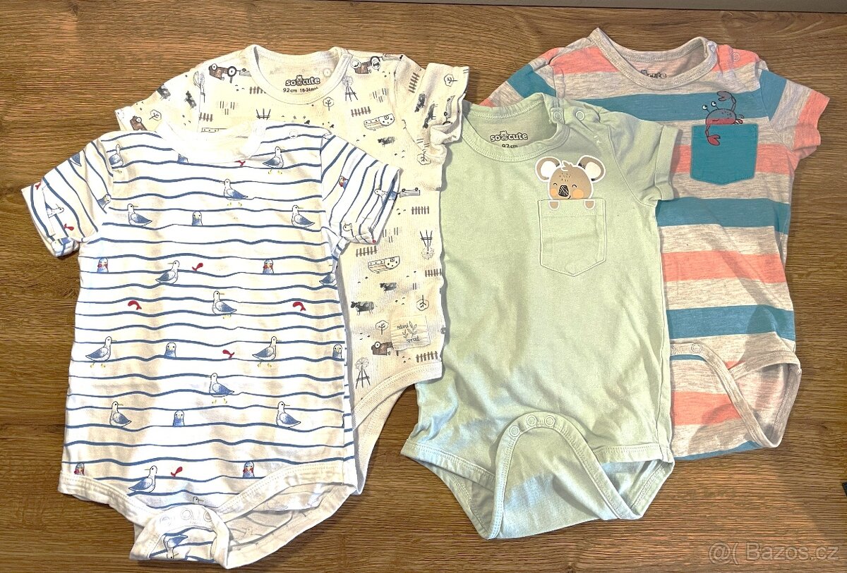 4x BODY vel. 92/18-24 měsíců