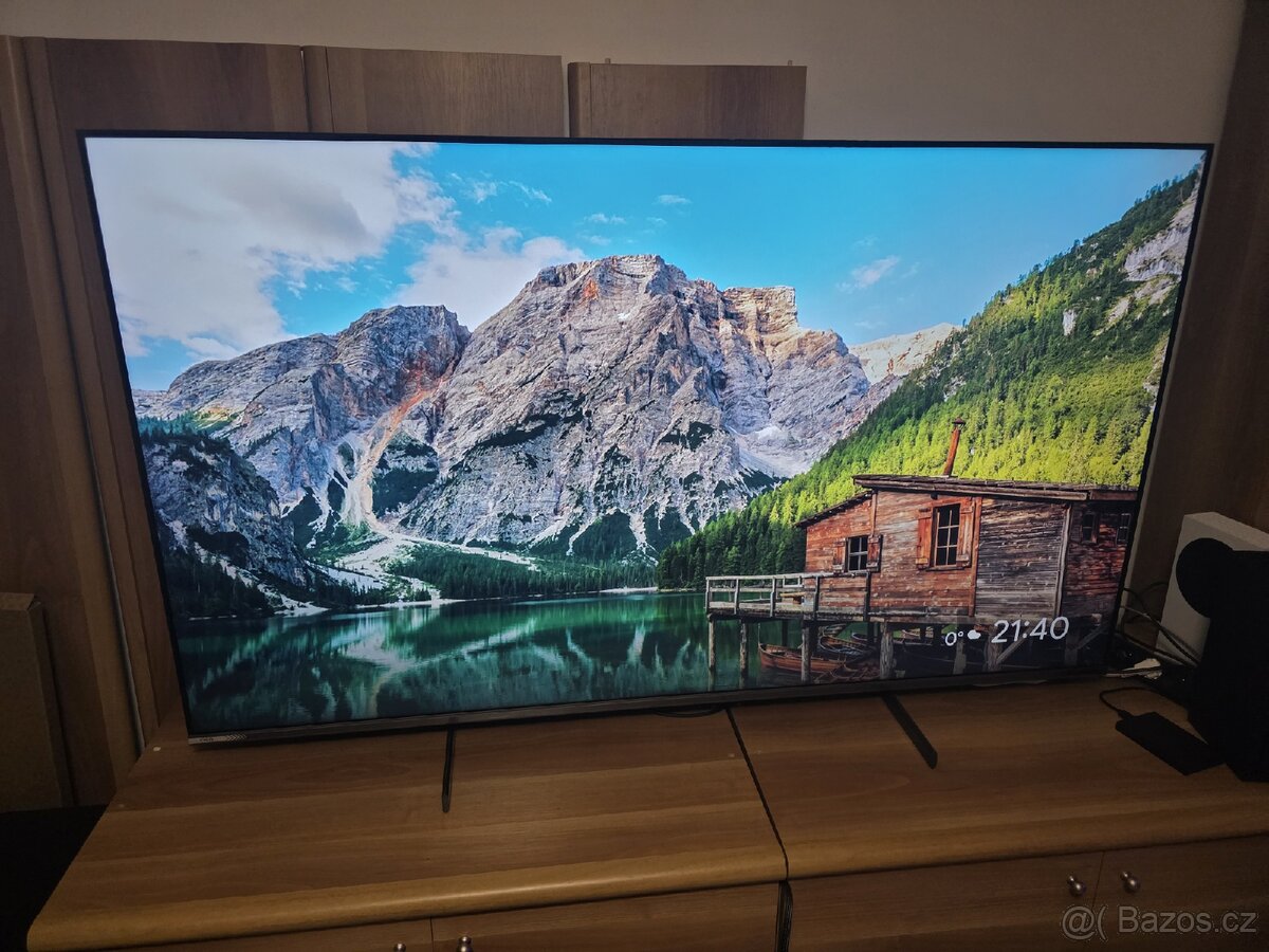 Smart TV 4k 65 palců mini led quantum dot 120hz
