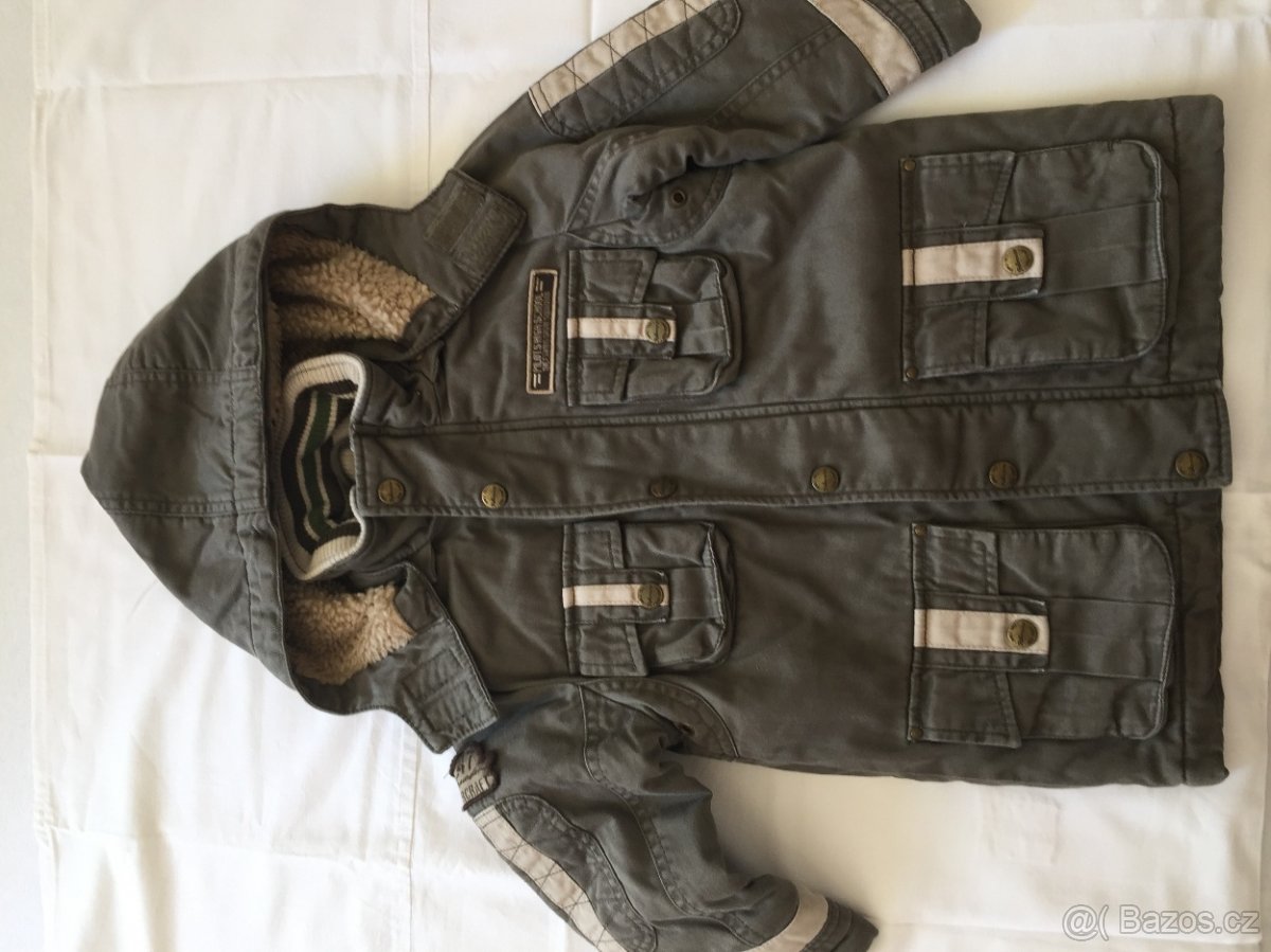 Zimní bunda - kabátek - parka ARMY styl