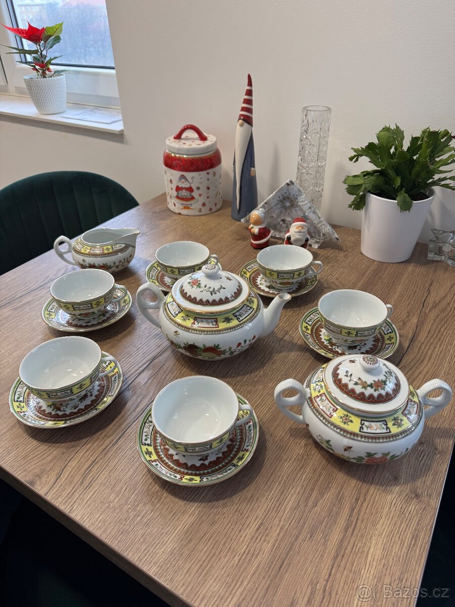STAROŽITNÝ ČAJOVÝ SERVIS/ SOUPRAVA, Čínský porcelán