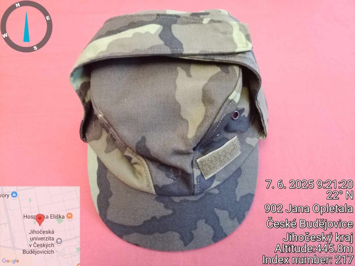 Vojenská čepice vz. 95 les