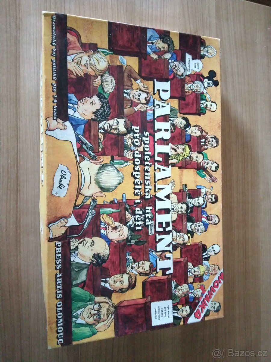 Retro společenská hra Parlament