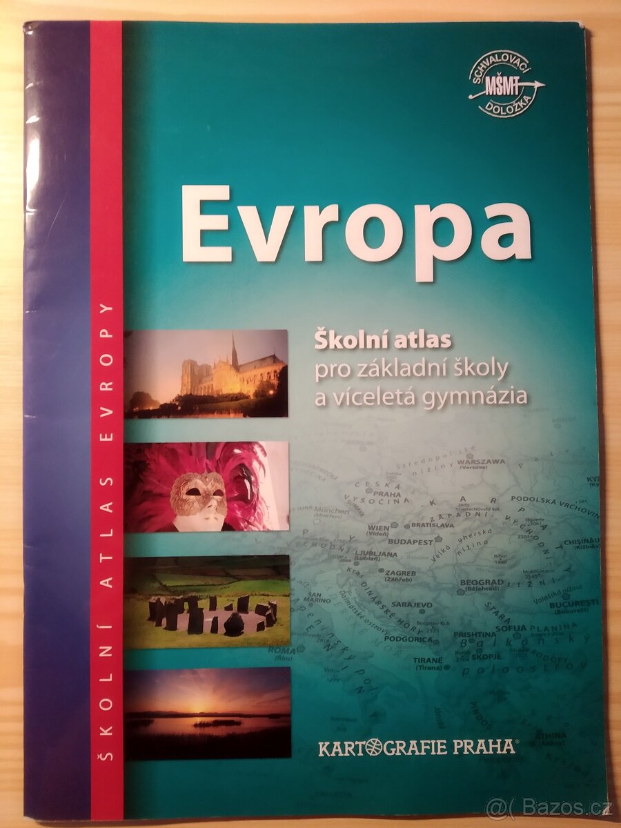 Evropa - Školní atlas