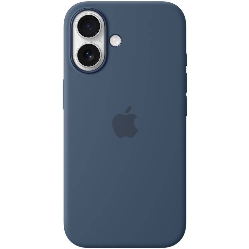 Kryt na Apple iPhone 16 Silicone Case s MagSafe - denimový