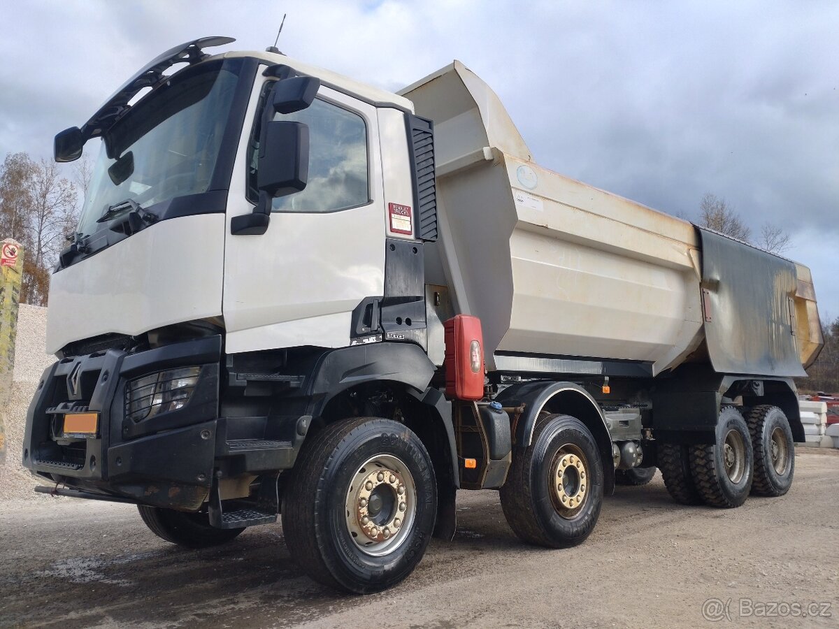 Pracovní stroj DAMPR RENAULT K 440 8x4 U1 - Euro 6