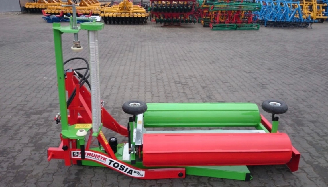 Oviječka kulatých balíku na traktor