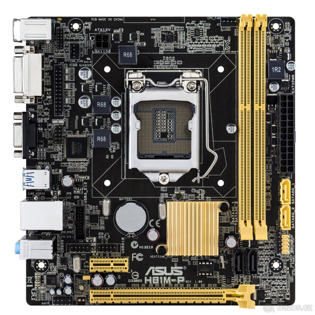 ASUS H81M-P mini ATX socket 1150 + CPU + RAM + W10Pro