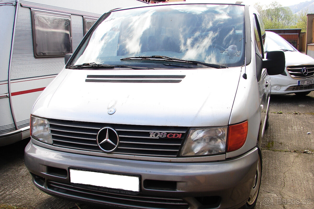 Mercedes-Benz Vito 108CDi 82PS ČR 1. maj. TZ+DÍLY