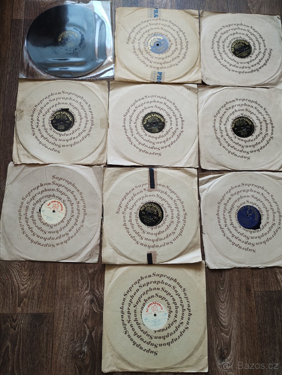 Šelaky LP desky-23 kusů