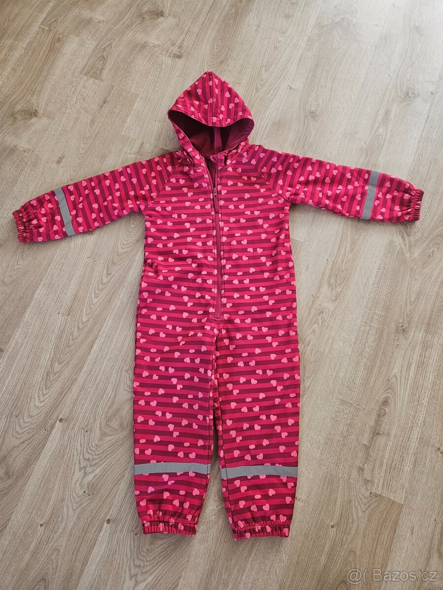 Dívčí softshelová kombinéza, 104/110, 3-5 let