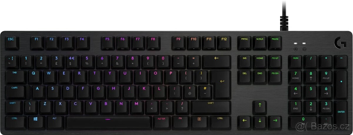 Mechanická klávesnice Logitech G512 SE RGB
