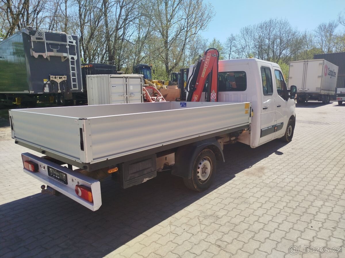 Master doplkabina 2.3 tdi valník + hydraulická ruka