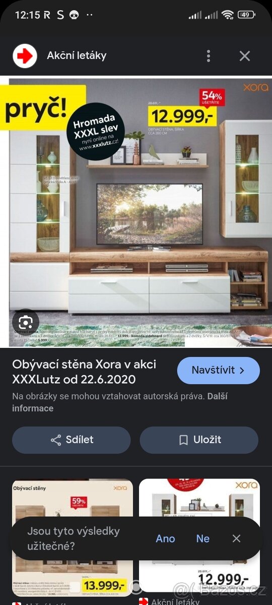 Obývací stěna
