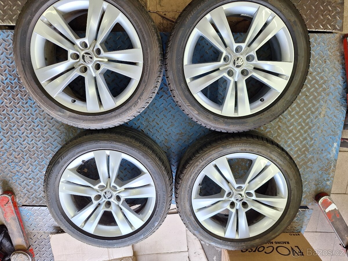 Prodam origo alu kola skoda Karoq Mytikas  5x112 r18