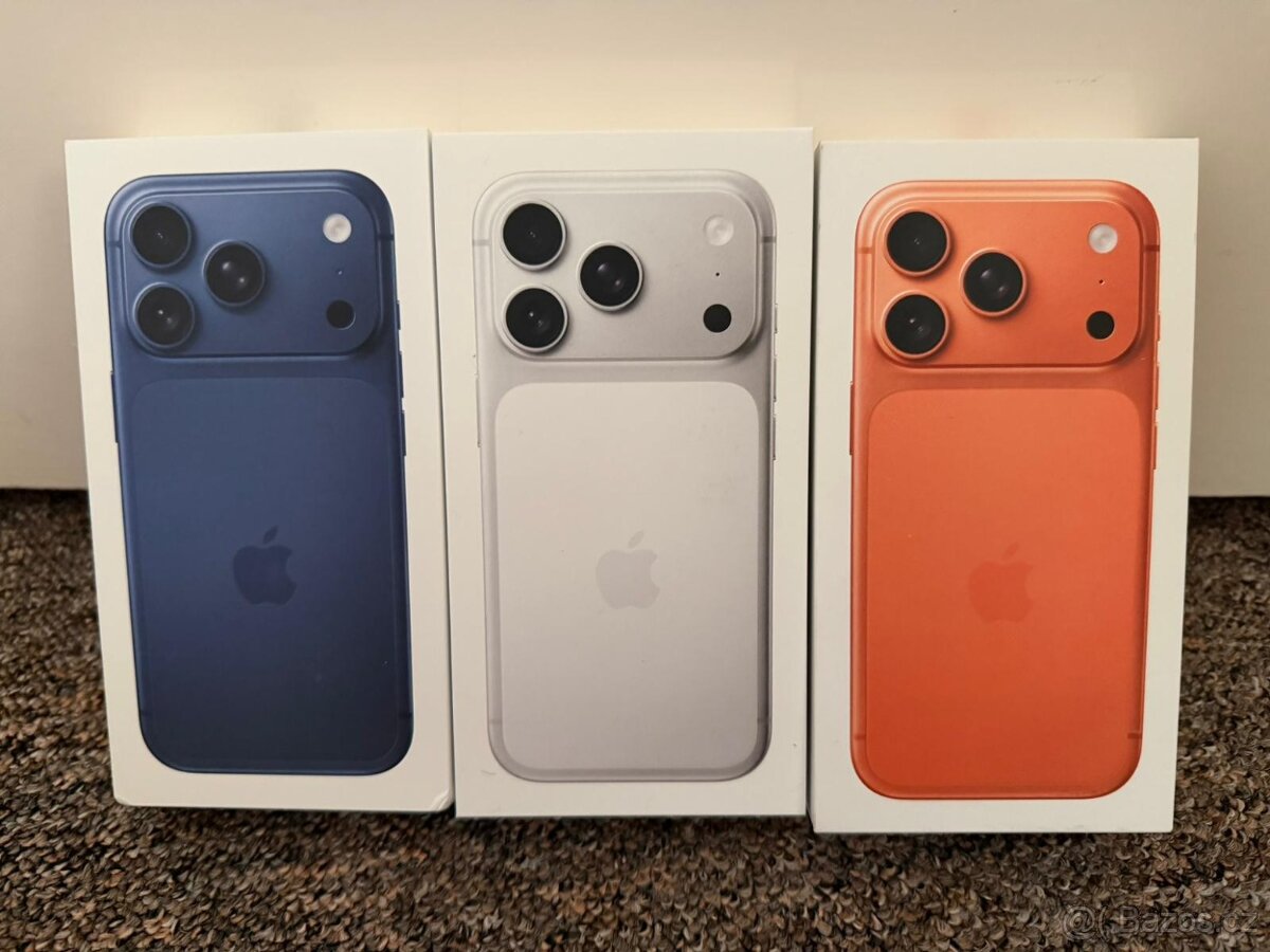 Apple iPhone 17 Pro 256gb. CZ distribuce 2 roky zaruka.