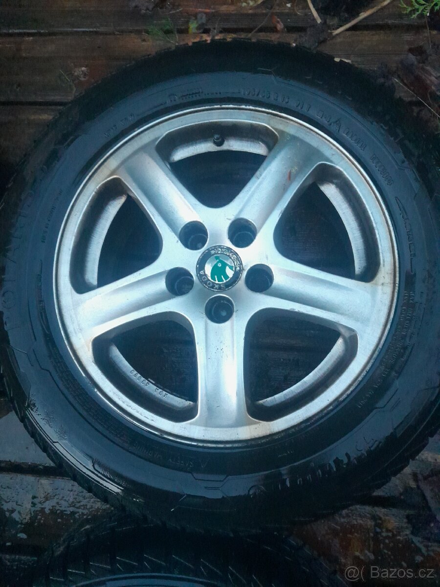 Zimní sada alu kol Octavia 1