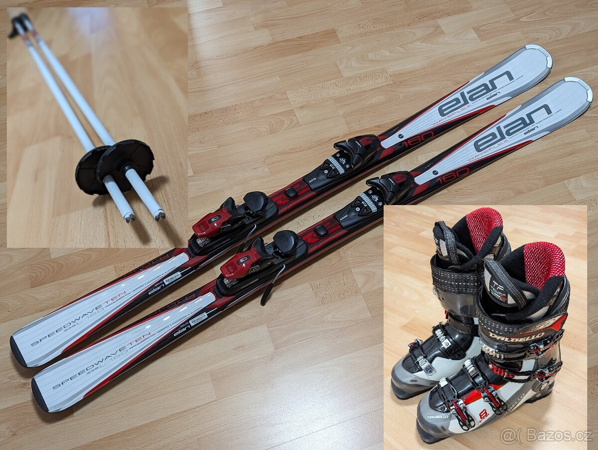 Lyže (set) ELAN SpeedWave - JEDNOU POUŽITÉ