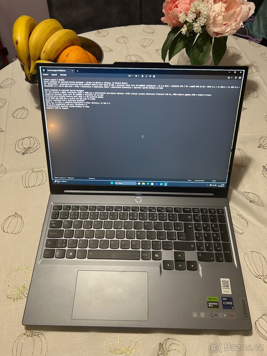 Lenovo Legion 5 16IRX9, zaruka 22 mesicu