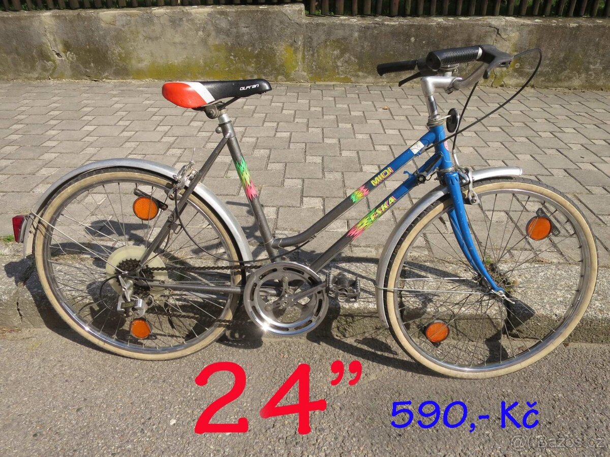 Prodám dámské kolo ESKA Midi 24"