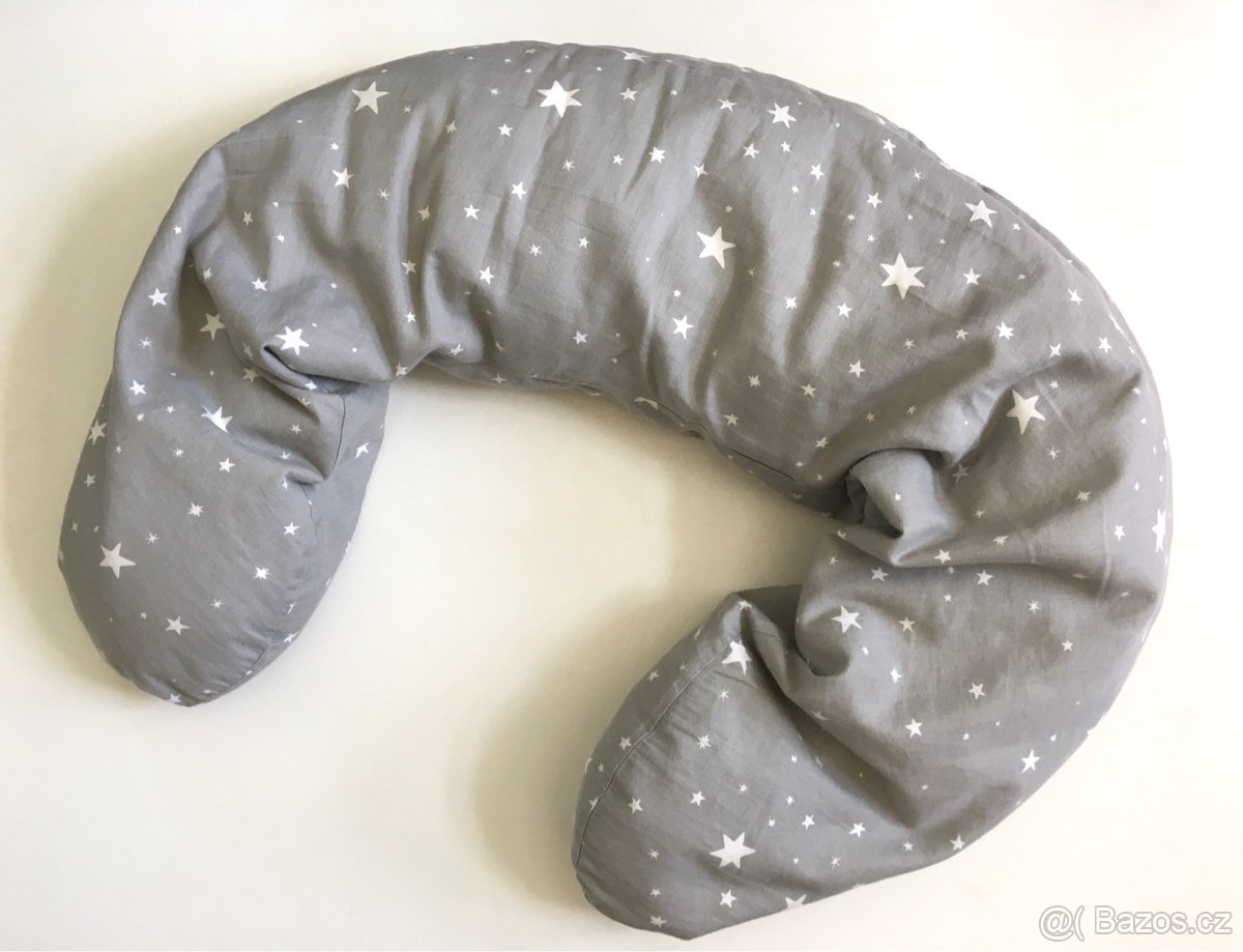 Medela těhotenský a kojicí polštář šedý s hvězdičkami