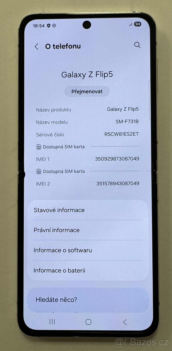 Samsung Galaxy Z Flip 5 256GB Cream