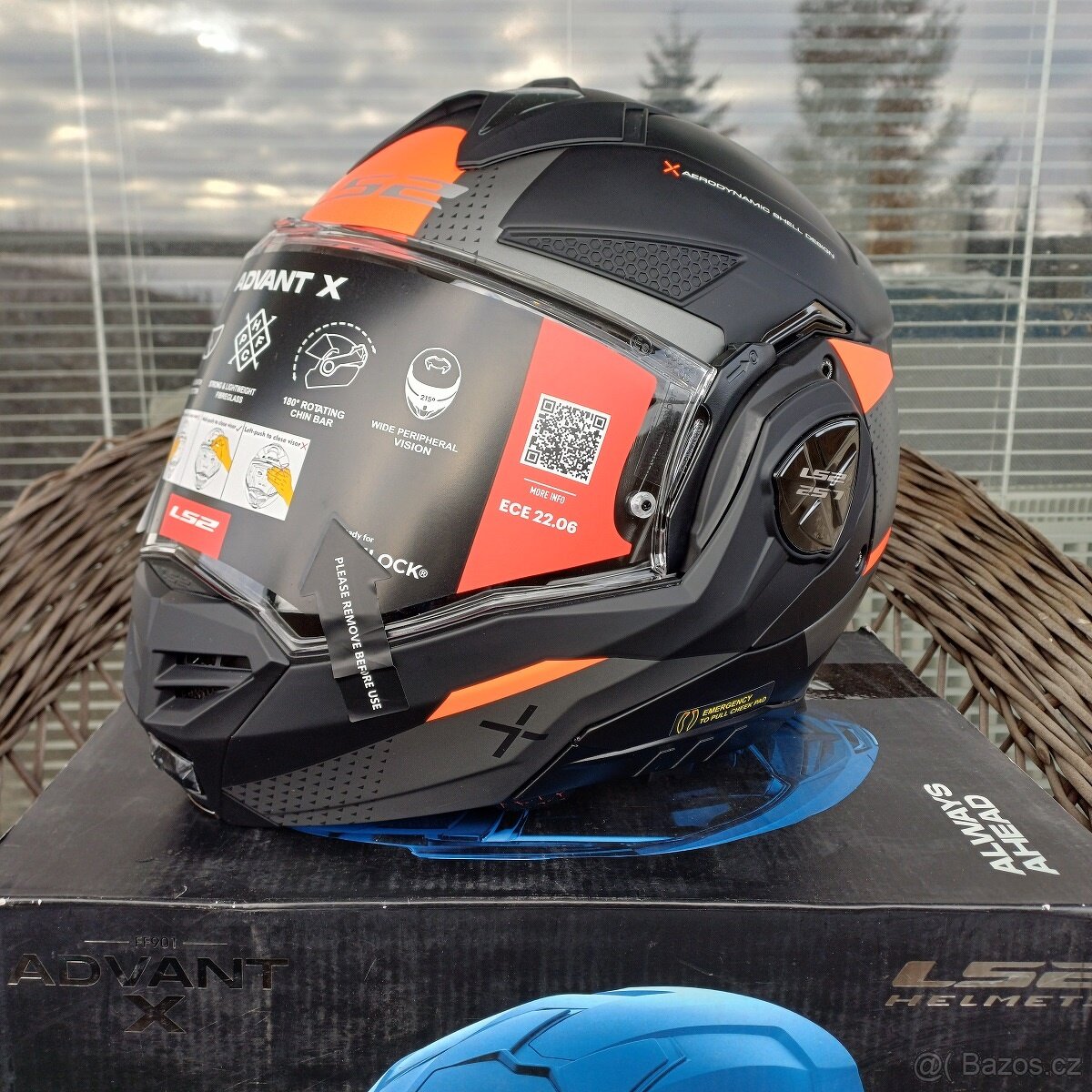 Silniční překlápěcí přilba LS2 Advant X Oblivion