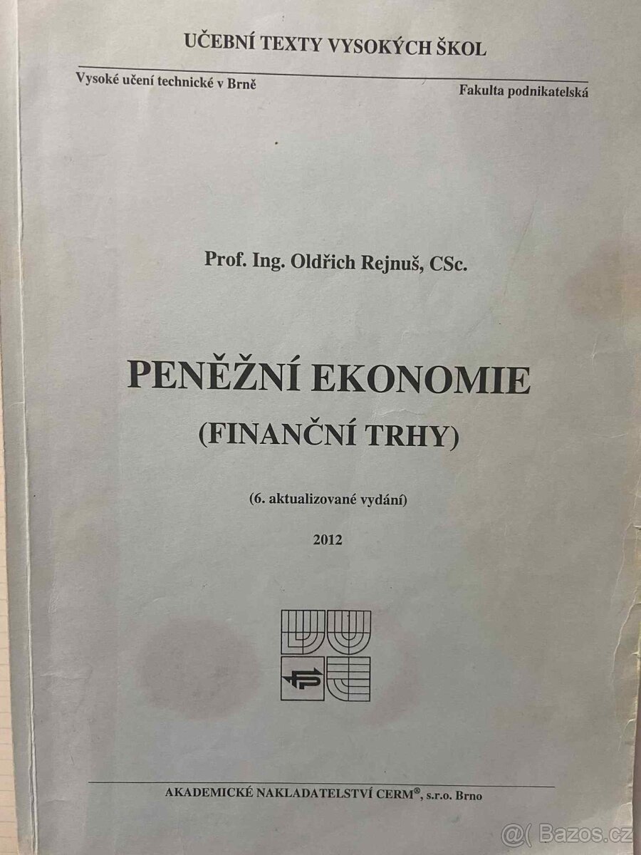 Peněžní ekonomie - Finanční trhy