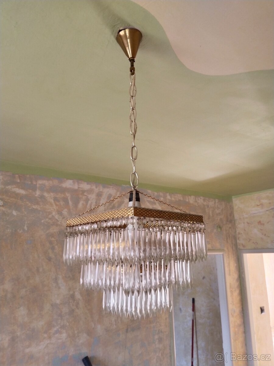Křišťálový Retro lustr
