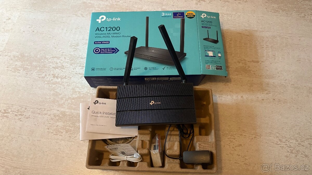 VDSL modem TP-link Archer VR400 v3