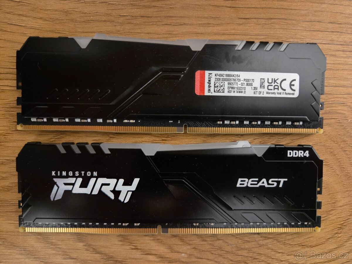 Kingston Fury Beast RGB DDR4 64 GB