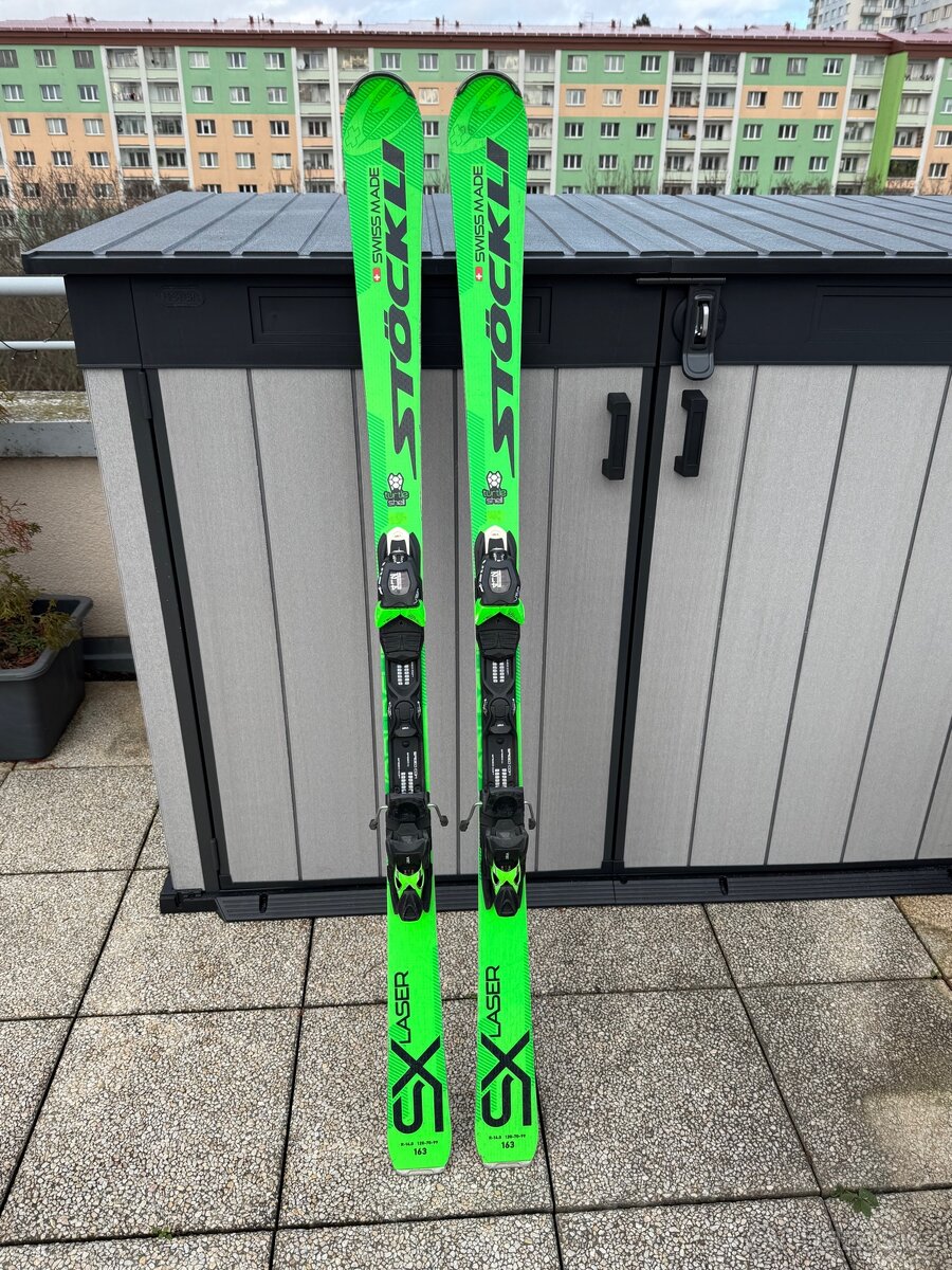 Lyže Stockli SX Laser 163 cm na dojetí