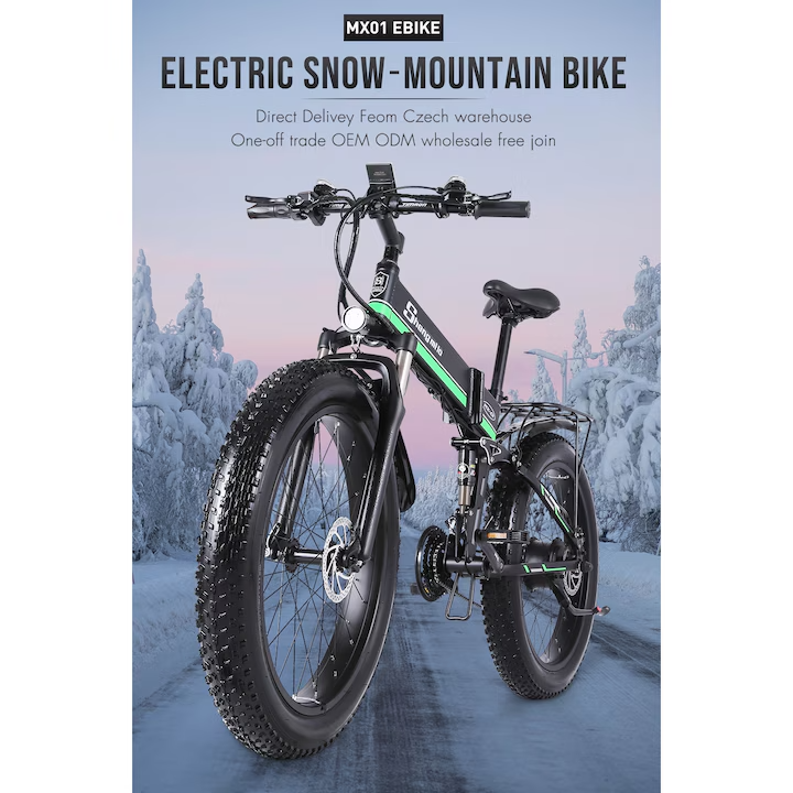 Nové horské kolo s el. pohonem