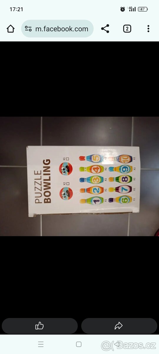 Detska hracka bowling