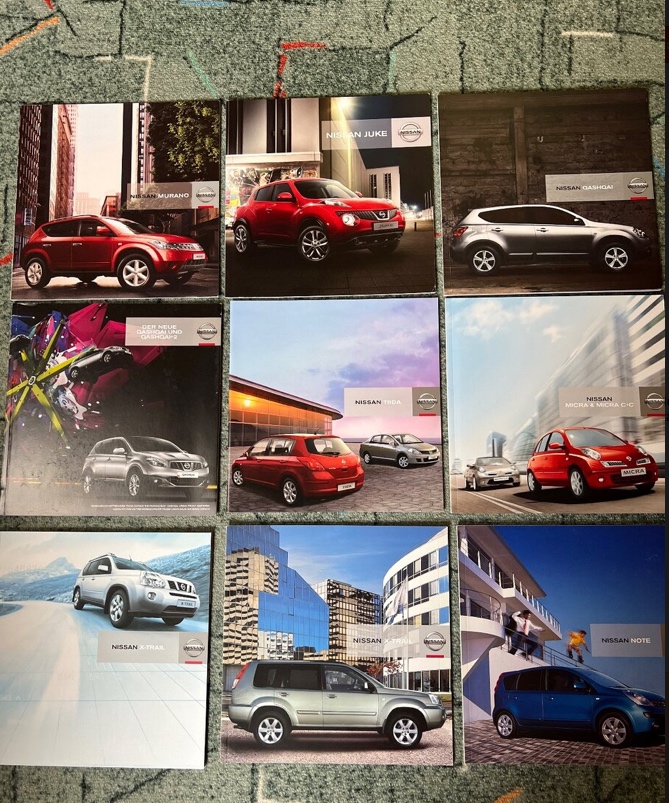 Prospekty brožury katalogy Nissan