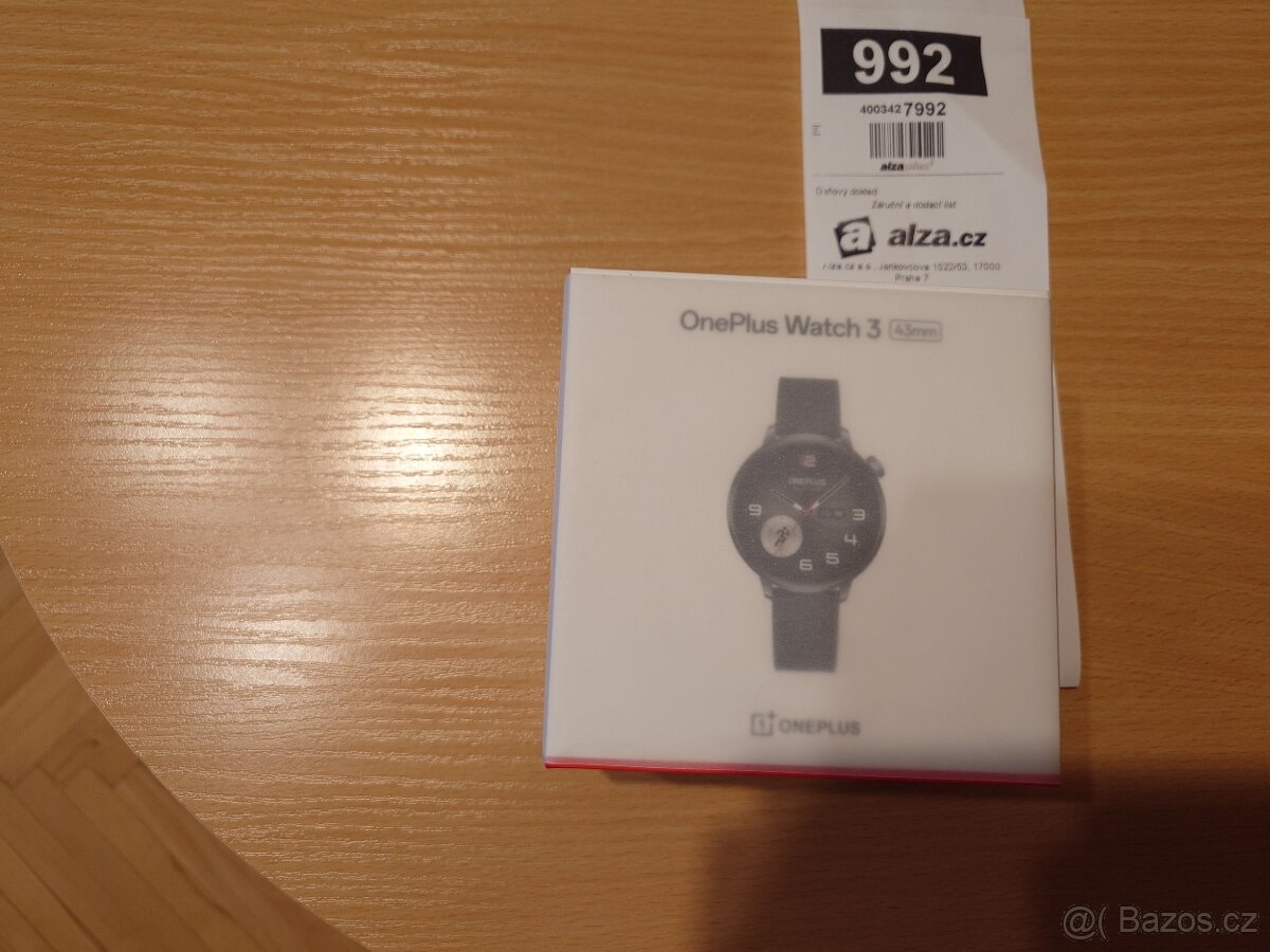 OnePlus watch 3 černé