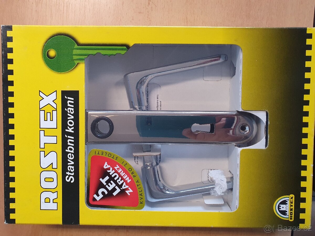 Dveřní kování SIESTA Rostex chrom stříbrné klíč