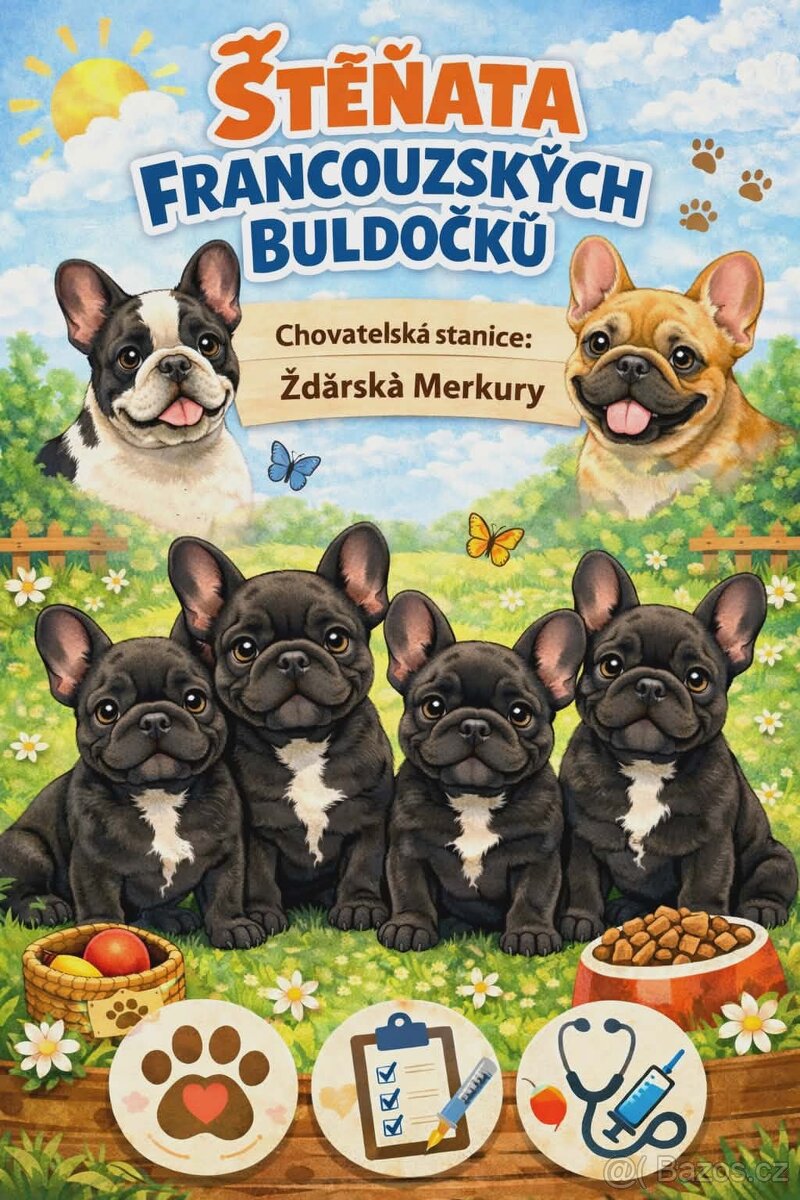 Francouzský buldoček s PP