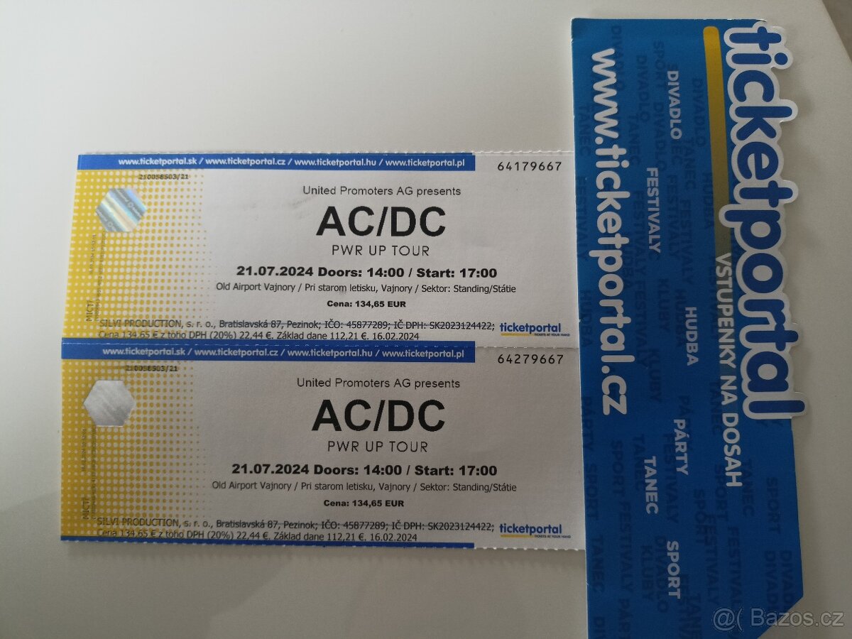 Listky na AC/DC