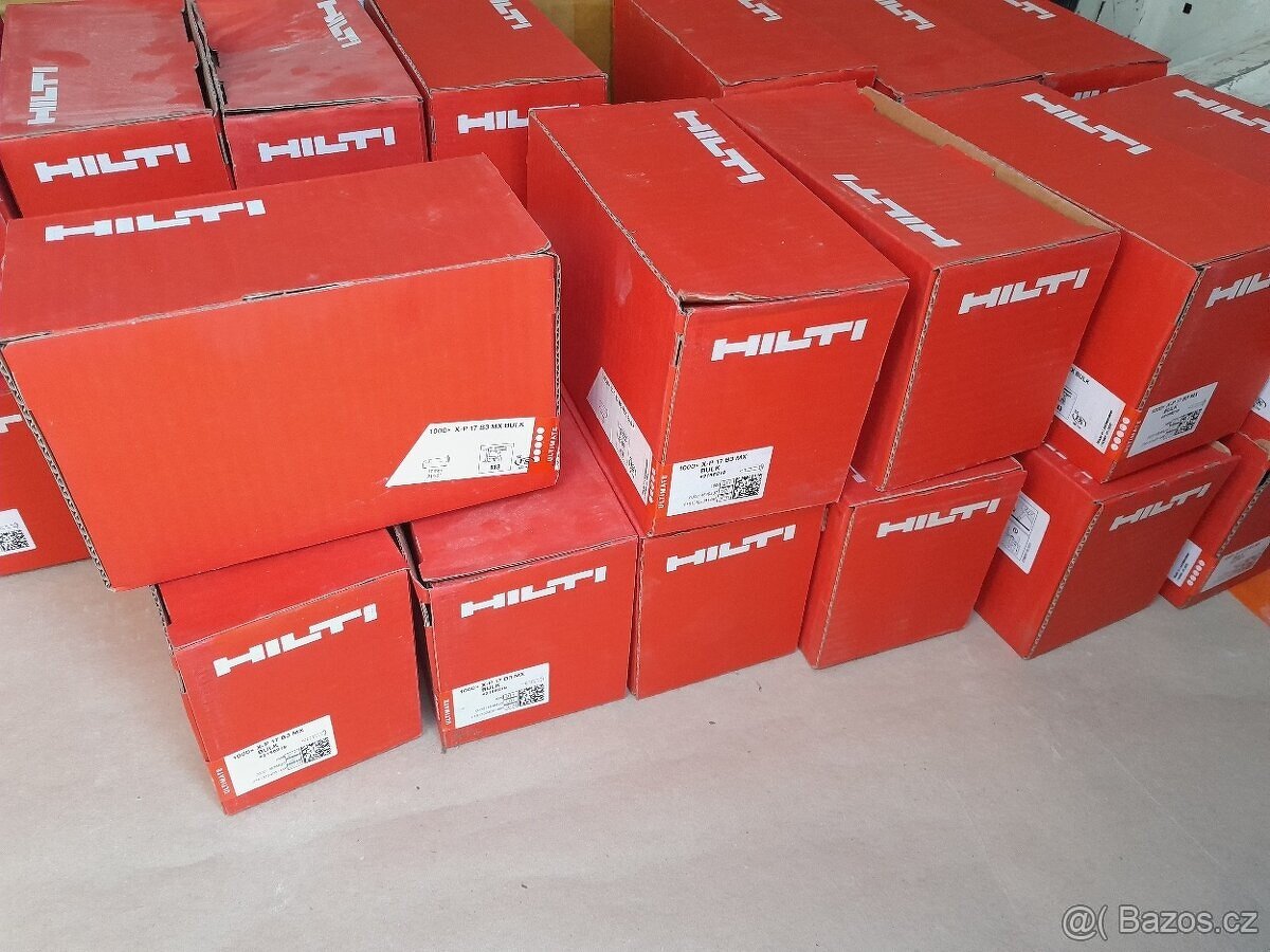 HILTI HŘEBY PRO GX120 GX 3 A BX 3